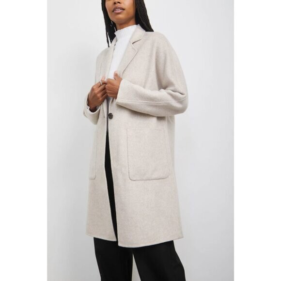 Rails Everest Light Wool Coat in Oatmeal Medium - Picture 8 of 9